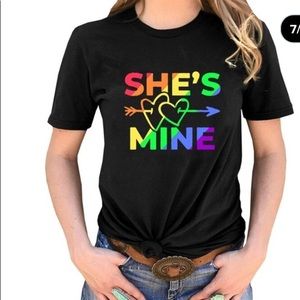 Love 💗 letter print t shirt